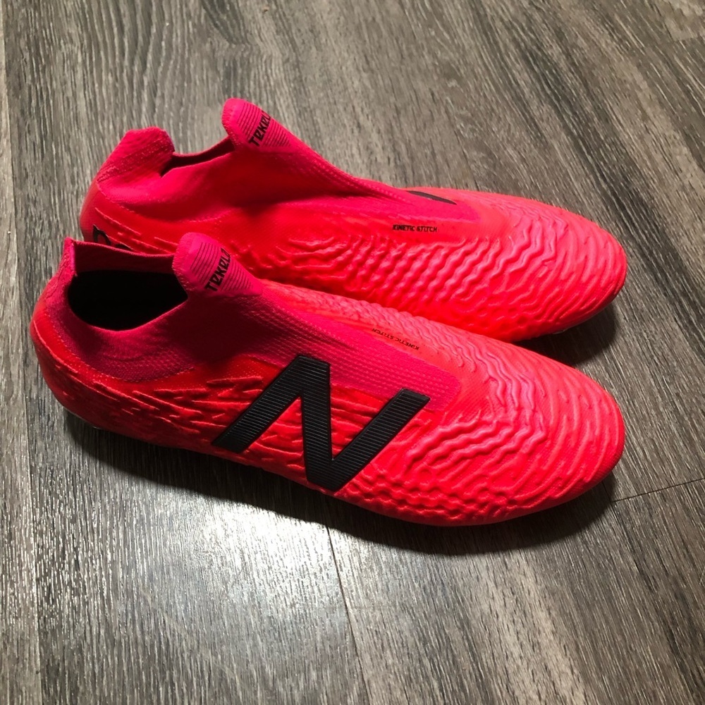 New Balance Tekela V3+ Pro FG Soccer Cleats - Pink/Black - Mens Size 12 - Picture 4 of 12
